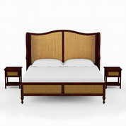 Chantel Rattan Bedroom Set