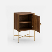 Citlali Accent Cabinet with Brass Frame