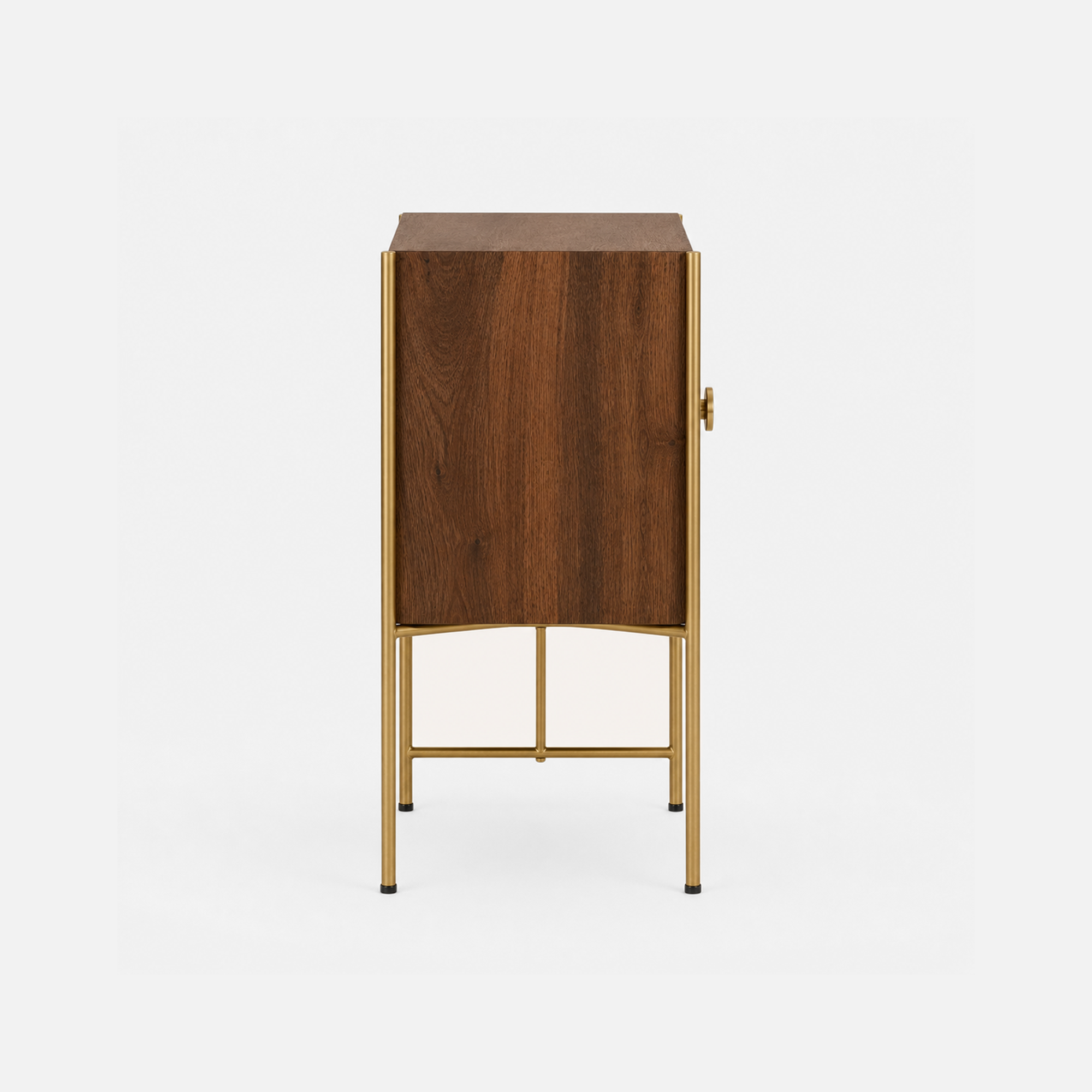 Citlali Accent Cabinet with Brass Frame