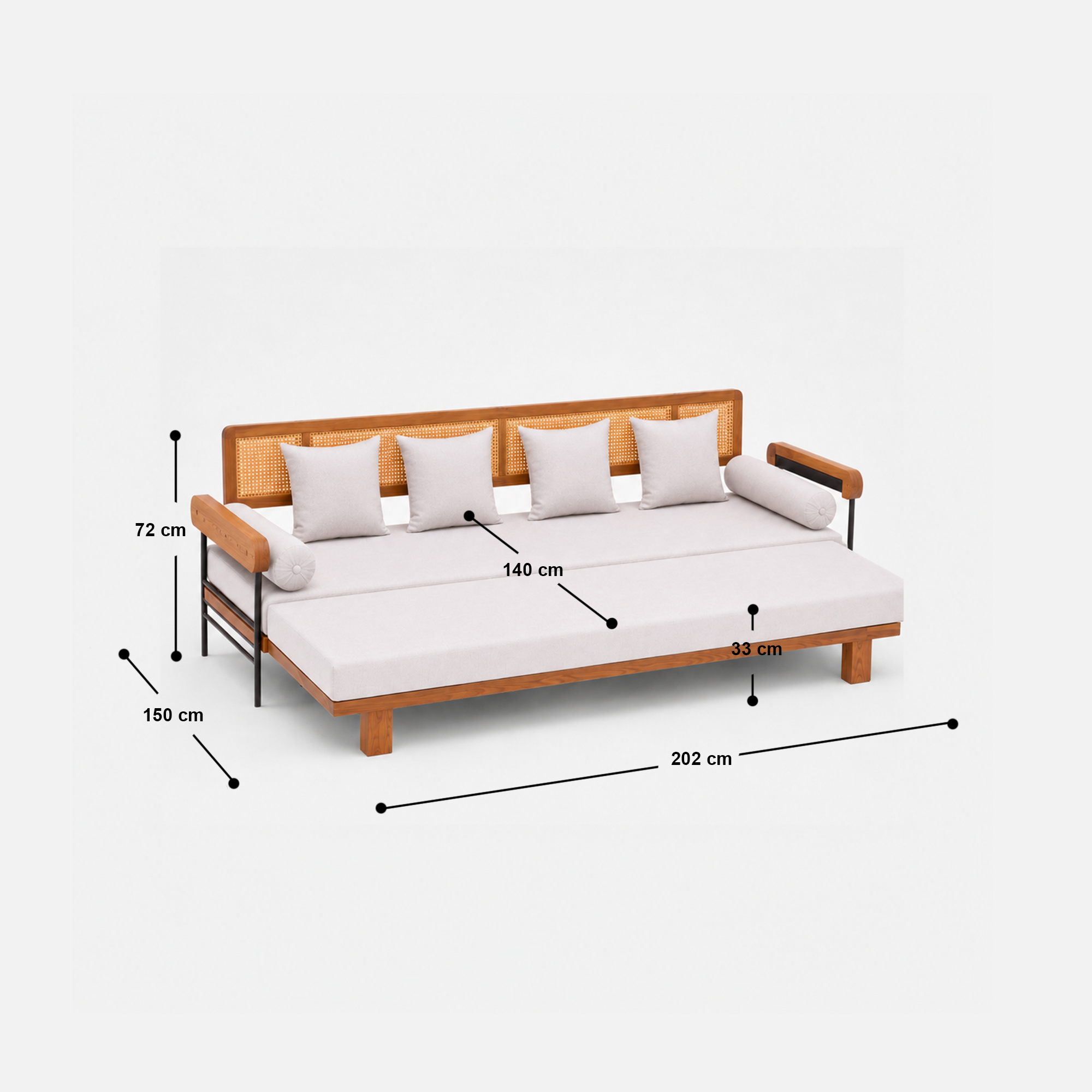 Cleo Sofa Bed - 79.5"