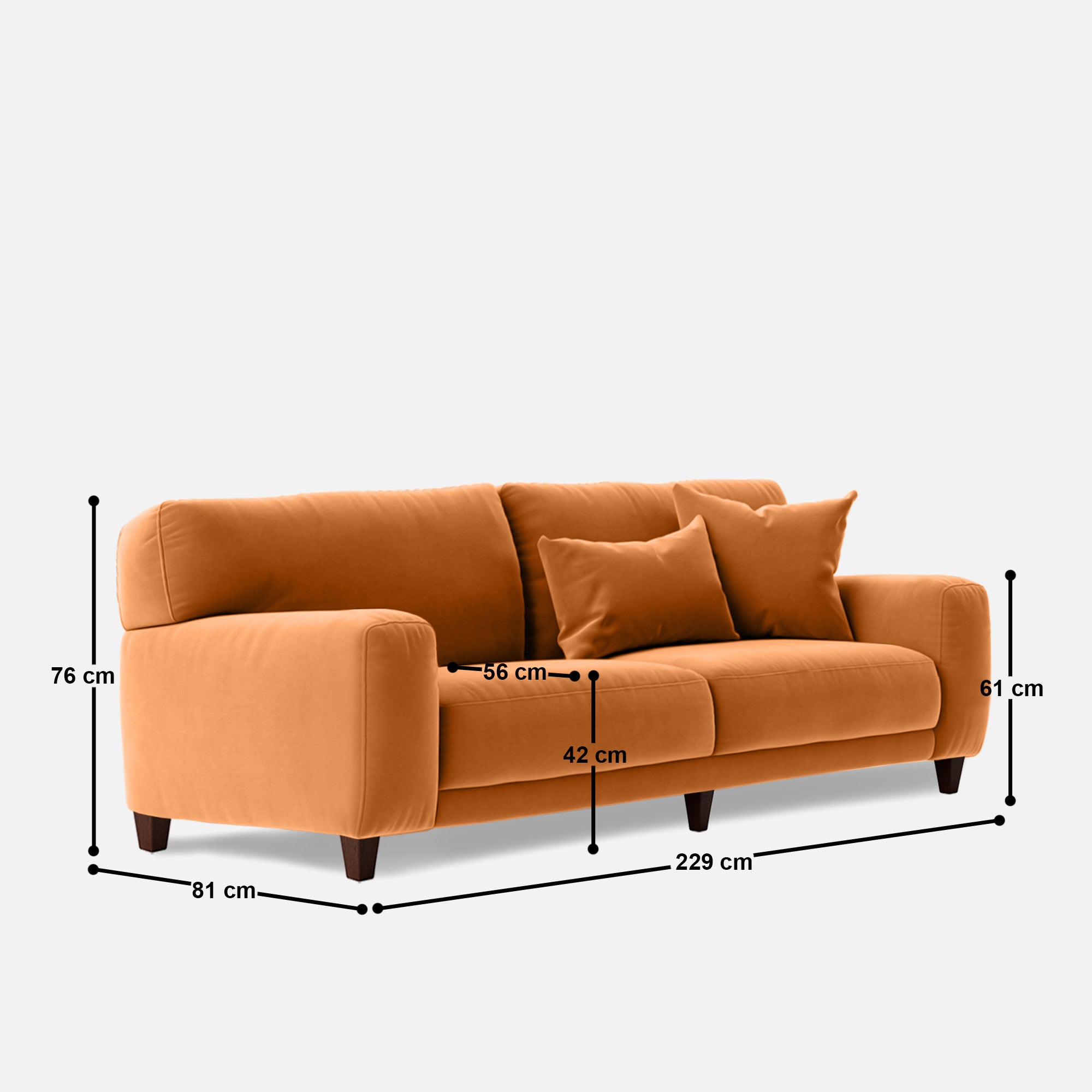 Edith Large Seater Sofa 90