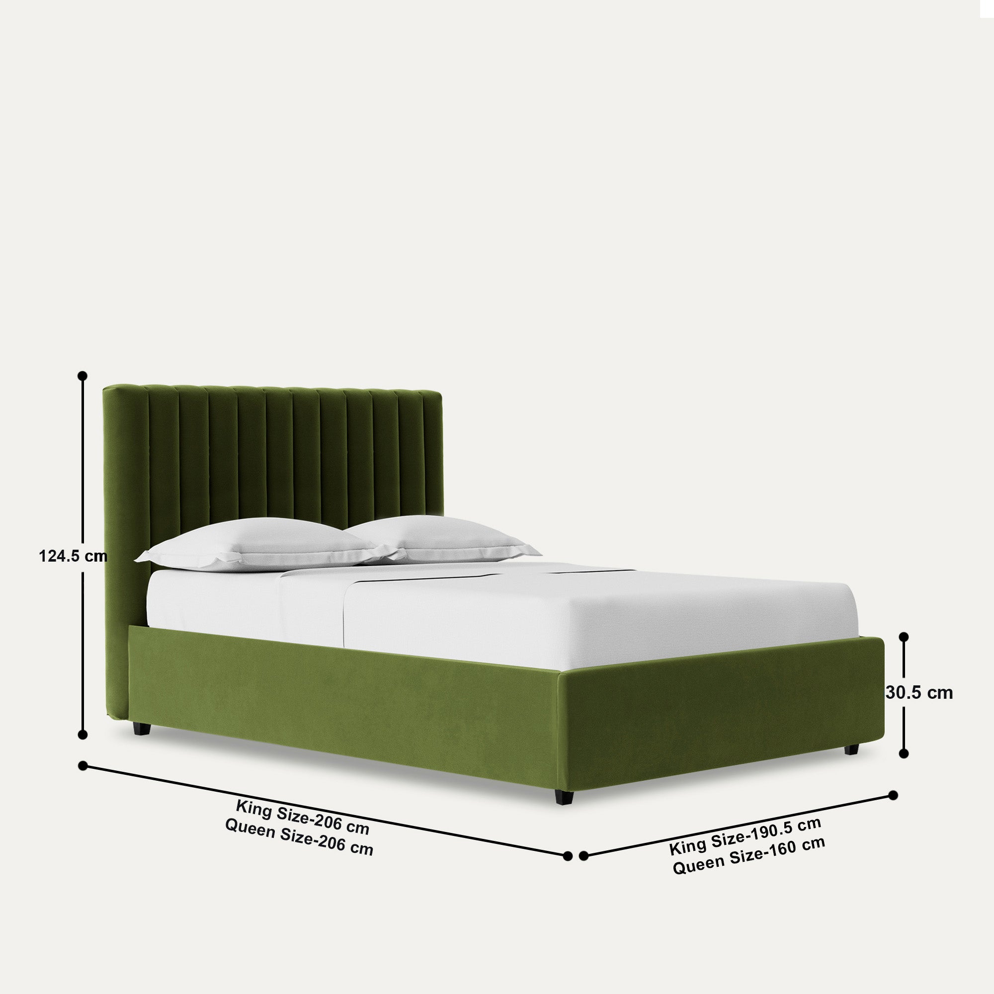 Swanson Upholstered Hydraulic Storage Bed