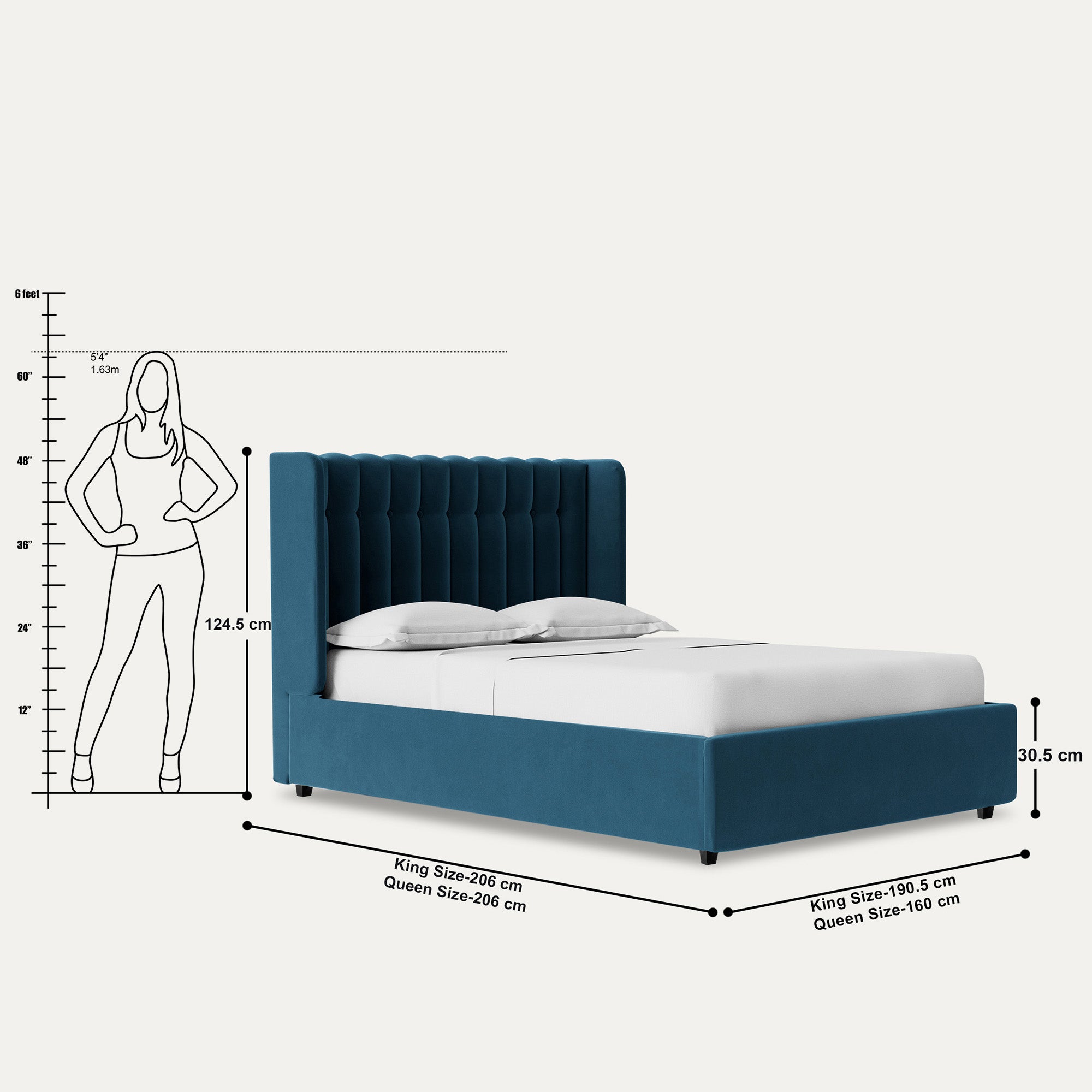 Svalbard Upholstered Hydraulic Storage Bed