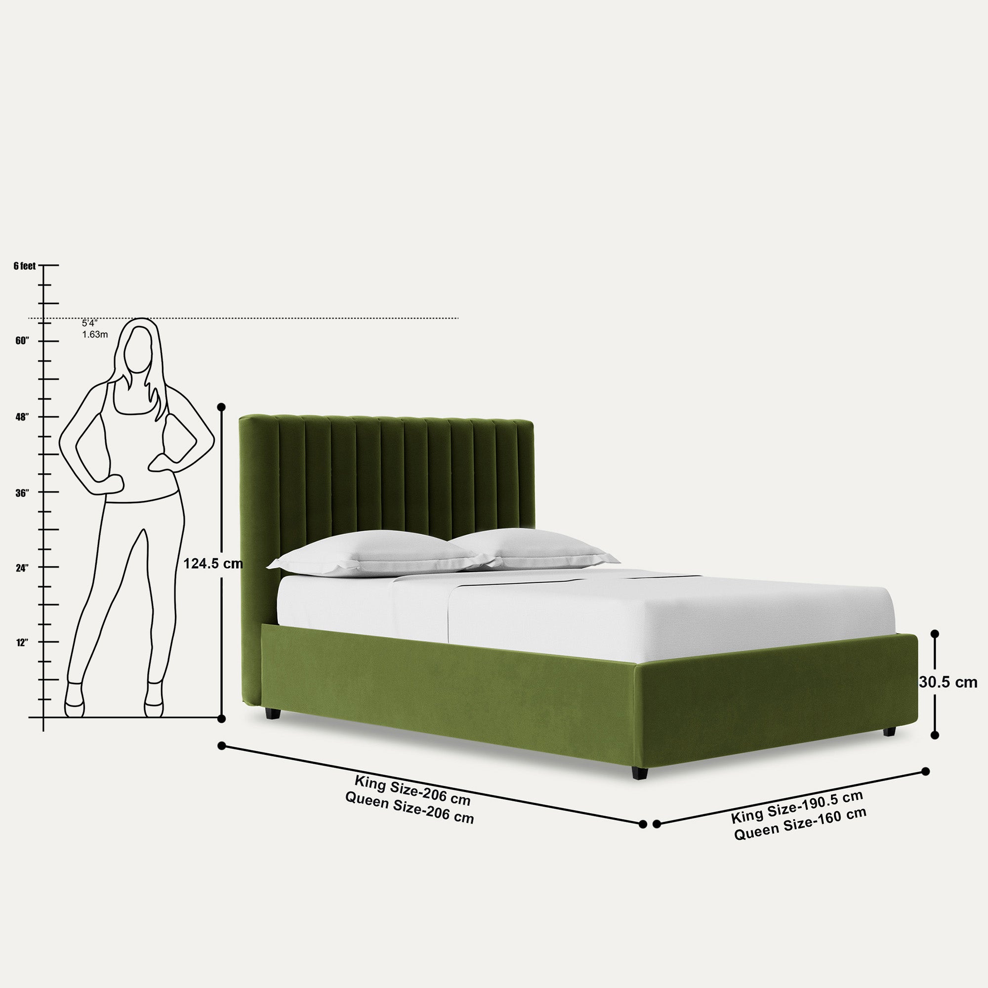 Swanson Upholstered Hydraulic Storage Bed