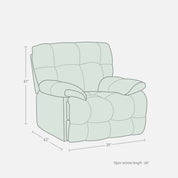 Cloud Motorised Recliner - Crafts Mill Bespoke Furniture - Sofas & Accent Chairs