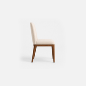 Colby Natural Acacia Wood Leg Upholstered Dining Chair