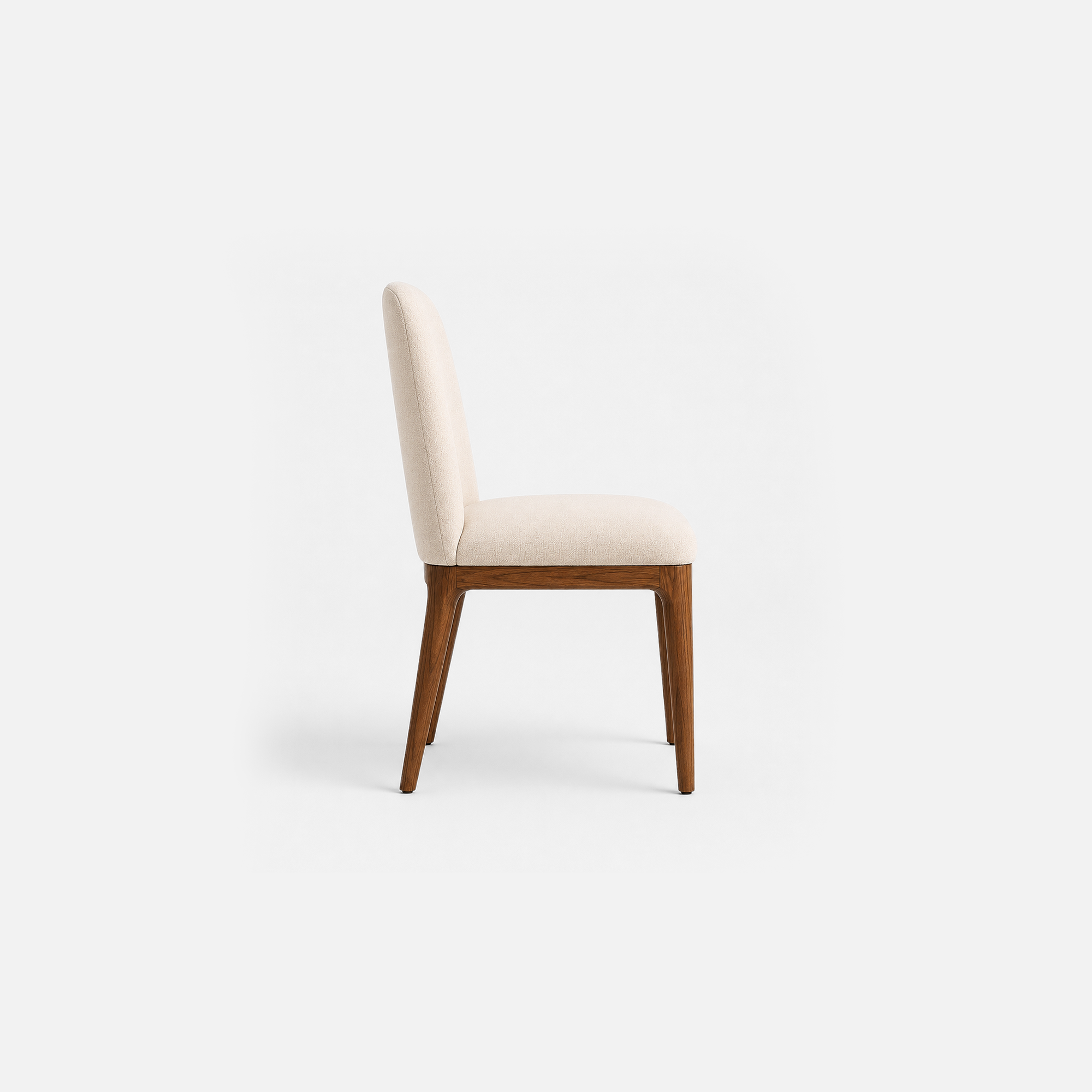 Colby Natural Acacia Wood Leg Upholstered Dining Chair