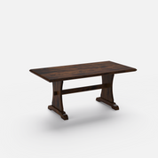 Cruz Luxury Dining Table - Large 6 Seater - 175 cm x 90 cm x 76 cm H - Mango