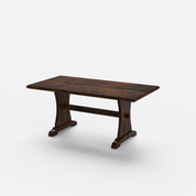 Cruz Luxury Dining Table - Large 6 Seater - 175 cm x 90 cm x 76 cm H - Mango