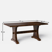 Cruz Luxury Dining Table - 6 & 8 Seater/All Sizes - Crafts Mill Bespoke Furniture - Dining