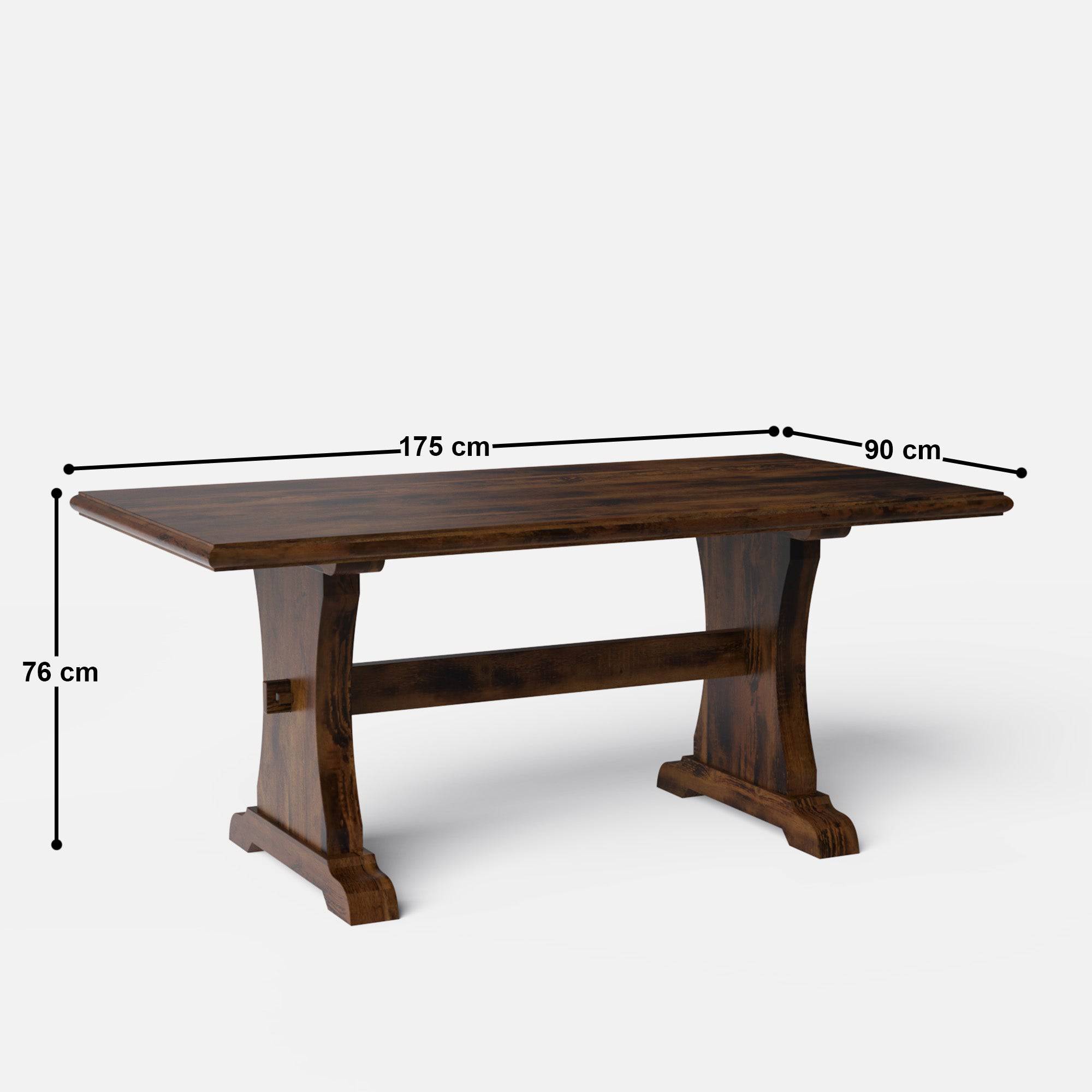 Cruz Luxury Dining Table - 6 & 8 Seater/All Sizes - Crafts Mill Bespoke Furniture - Dining