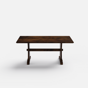 Cruz Luxury Dining Table - Large 6 Seater - 175 cm x 90 cm x 76 cm H - Mango