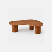 Bowie Curved Coffee Table with Rounded Legs