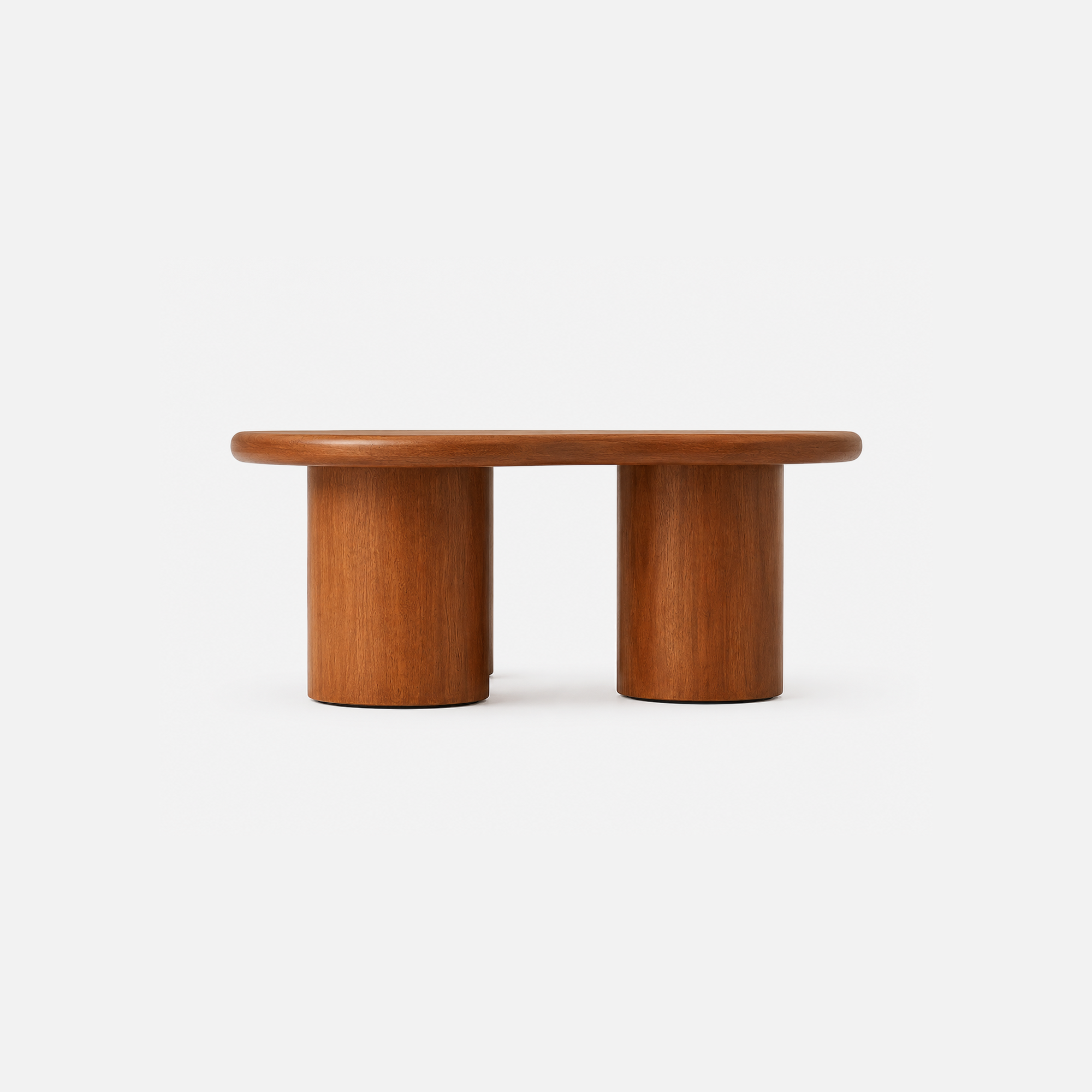 Bowie Curved Coffee Table with Rounded Legs