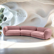 Santiago Curvy Sectional Sofa - 188" - Crafts Mill Bespoke Furniture - Modular Sectional Sofas