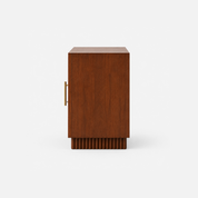 Dale Carved Mid-Century Wooden Sideboard