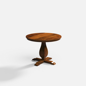 Derbyshire Round Dining Table - 4 Seater - 100 cm Dia x 76 cm - Mango