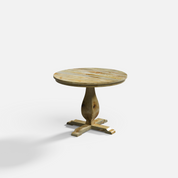 Derbyshire Round Dining Table - 4 Seater - 100 cm Dia x 76 cm - Mango