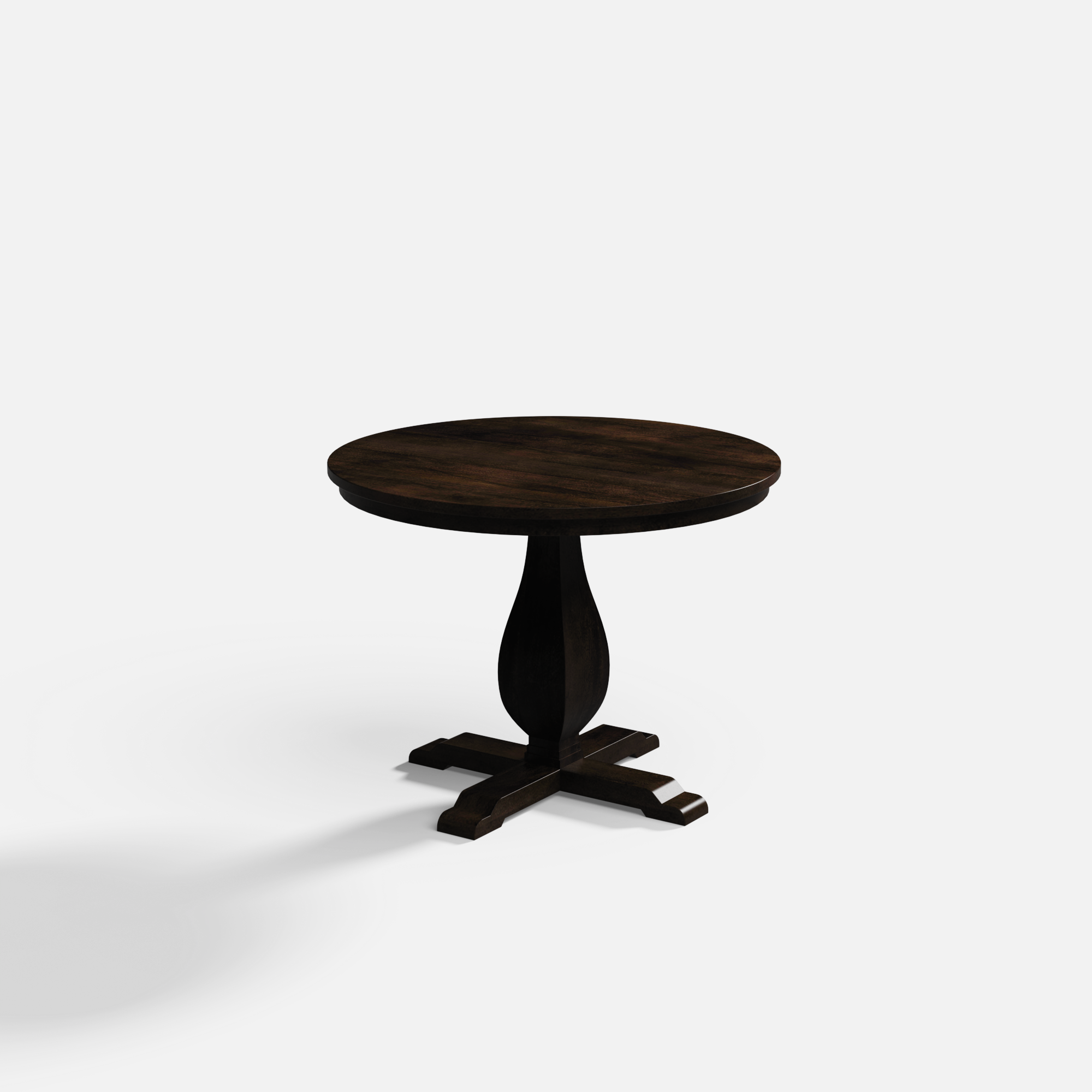 Derbyshire Round Dining Table - 4 Seater - 100 cm Dia x 76 cm - Mango