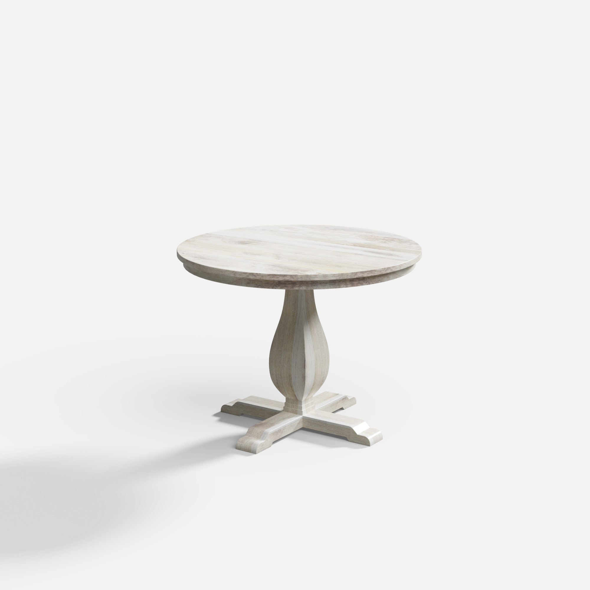 Derbyshire Round Dining Table - 4 Seater - 100 cm Dia x 76 cm - Mango