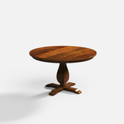 Derbyshire Round Dining Table - 4 Seater - 130 cm Dia x 76 cm - Mango