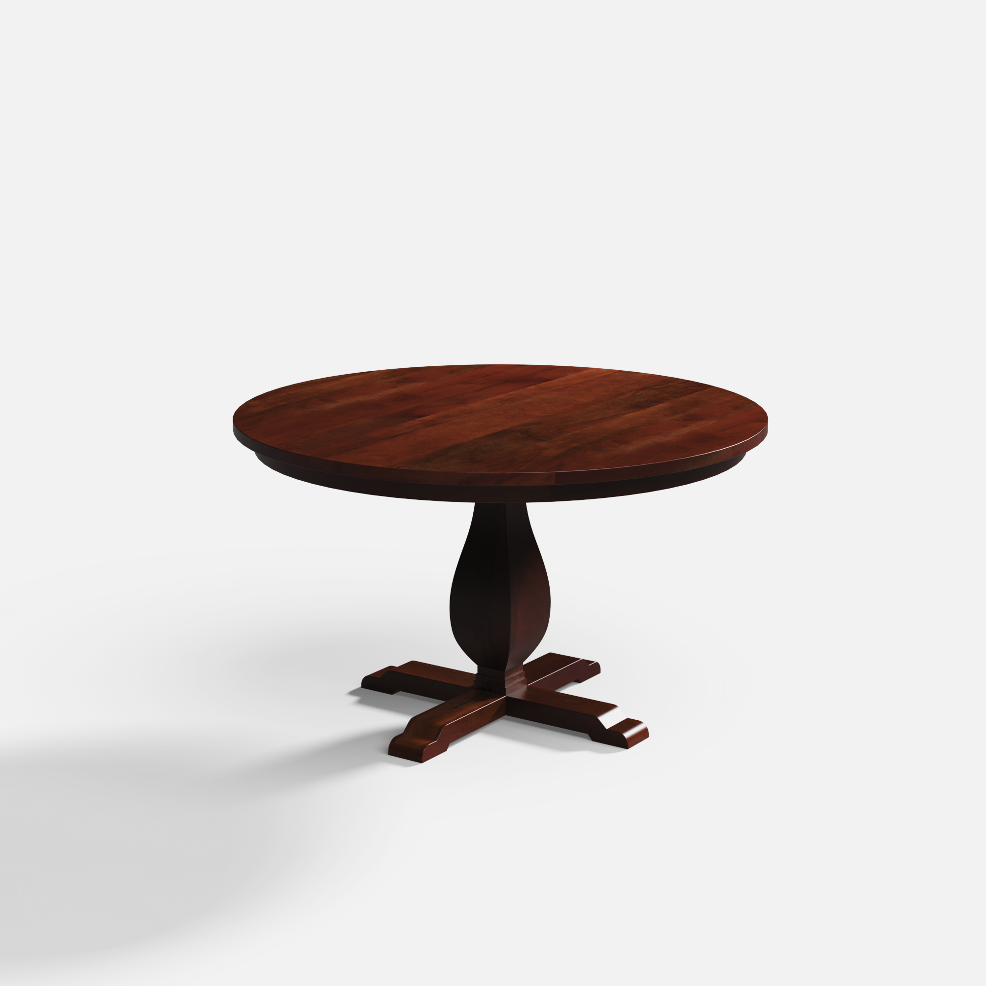 Derbyshire Round Dining Table - 4 Seater - 130 cm Dia x 76 cm - Mango