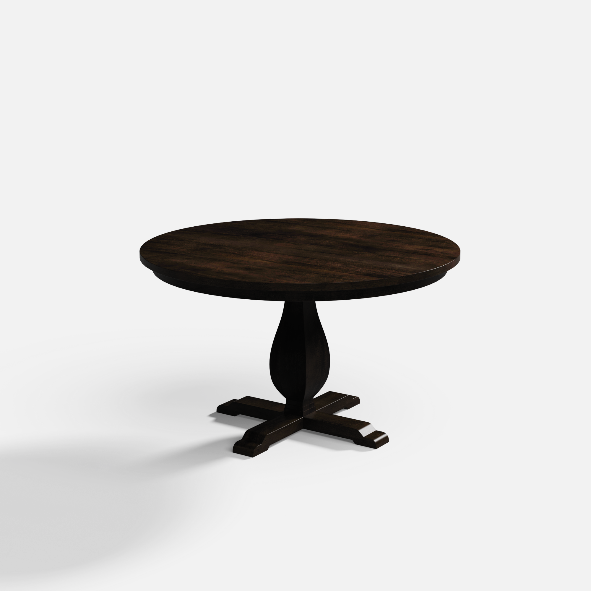 Derbyshire Round Dining Table - 4 Seater - 130 cm Dia x 76 cm - Mango