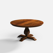 Derbyshire Round Dining Table - 6 Seater - 150 cm Dia x 76 cm - Mango