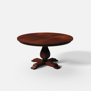 Derbyshire Round Dining Table - 6 Seater - 150 cm Dia x 76 cm - Mango