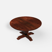 Derbyshire Round Dining Table - 6 Seater - 150 cm Dia x 76 cm - Mango