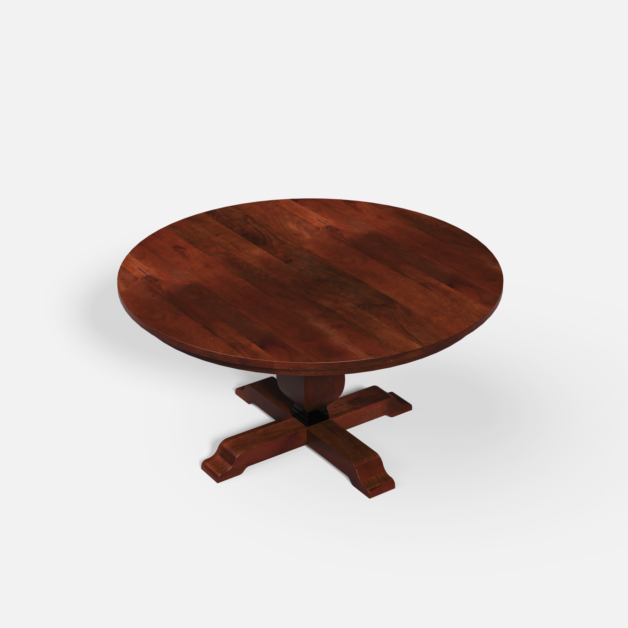Derbyshire Round Dining Table - 6 Seater - 150 cm Dia x 76 cm - Mango