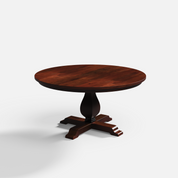 Derbyshire Round Dining Table - 6 Seater - 150 cm Dia x 76 cm - Mango