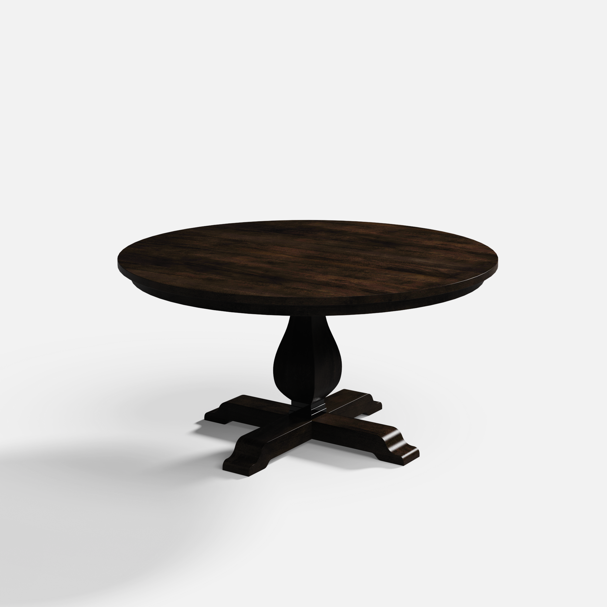 Derbyshire Round Dining Table - 6 Seater - 150 cm Dia x 76 cm - Mango