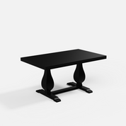 Derbyshire Luxury Dining Table - 6 Seater - 150 cm x 90 cm x 76 cm - Mango