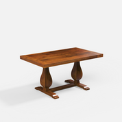 Derbyshire Luxury Dining Table - 6 Seater - 150 cm x 90 cm x 76 cm - Mango