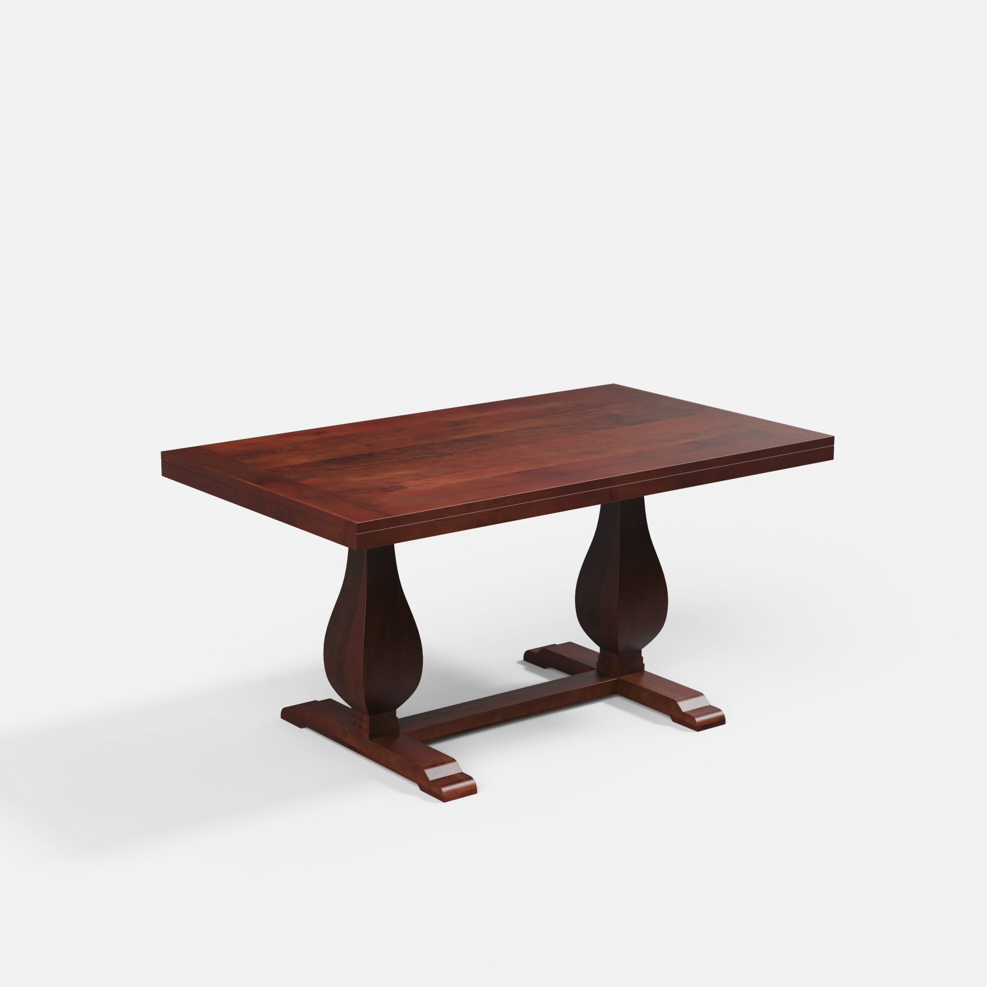 Derbyshire Luxury Dining Table - 6 Seater - 150 cm x 90 cm x 76 cm - Mango