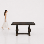 Derbyshire Luxury Dining Table - 6 Seater - 150 cm x 90 cm x 76 cm - Mango