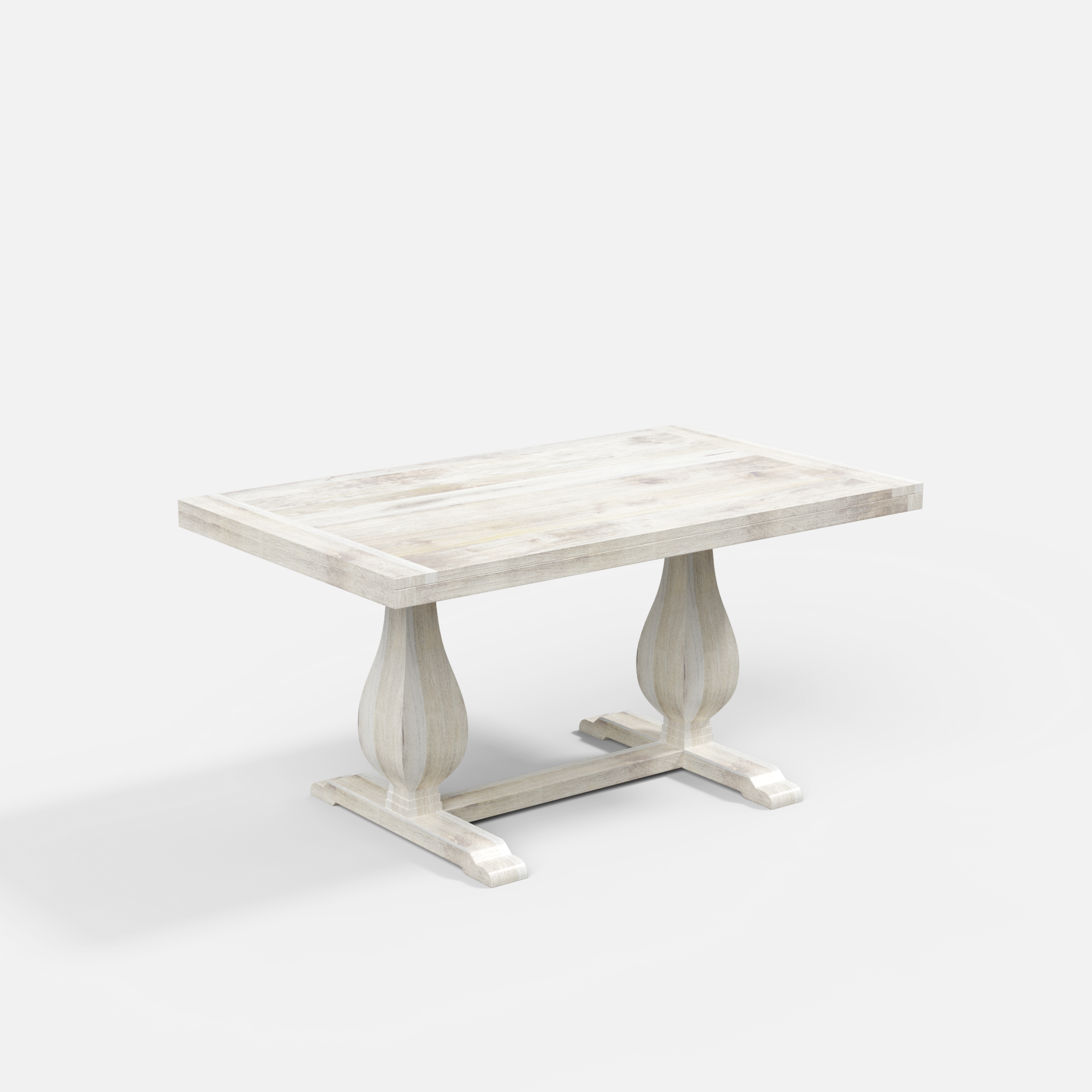 Derbyshire Luxury Dining Table - 6 Seater - 150 cm x 90 cm x 76 cm - Mango