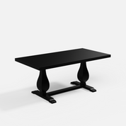 Derbyshire Luxury Dining Table - Large 6 Seater - 175 cm x 90 cm x 76 cm - Mango
