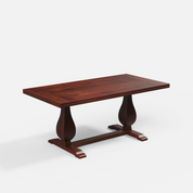 Derbyshire Luxury Dining Table - Large 6 Seater - 175 cm x 90 cm x 76 cm - Mango