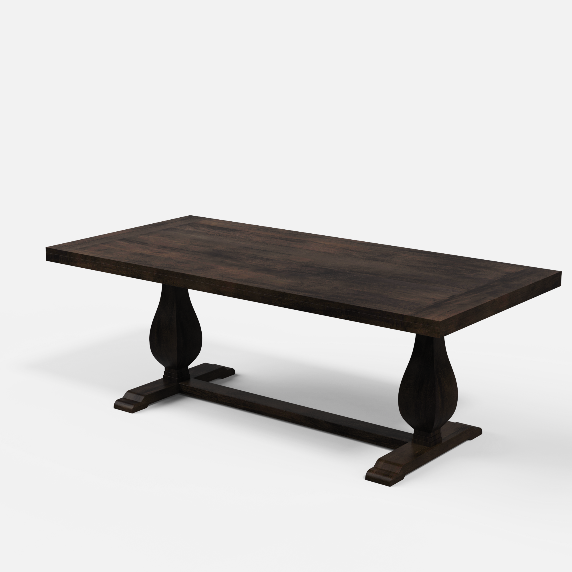Derbyshire Luxury Dining Table - 8 Seater - 210 cm x 100 cm x 76 cm - Mango