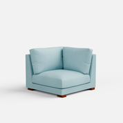 Derek Modular U- Shaped sofa with ottoman - 62" Left Chaise with 34" Ottoman | 123" Middle | 62" Right Chaise with 34" Ottoman - Crafts Mill Bespoke Furniture - Modular sectional sofas