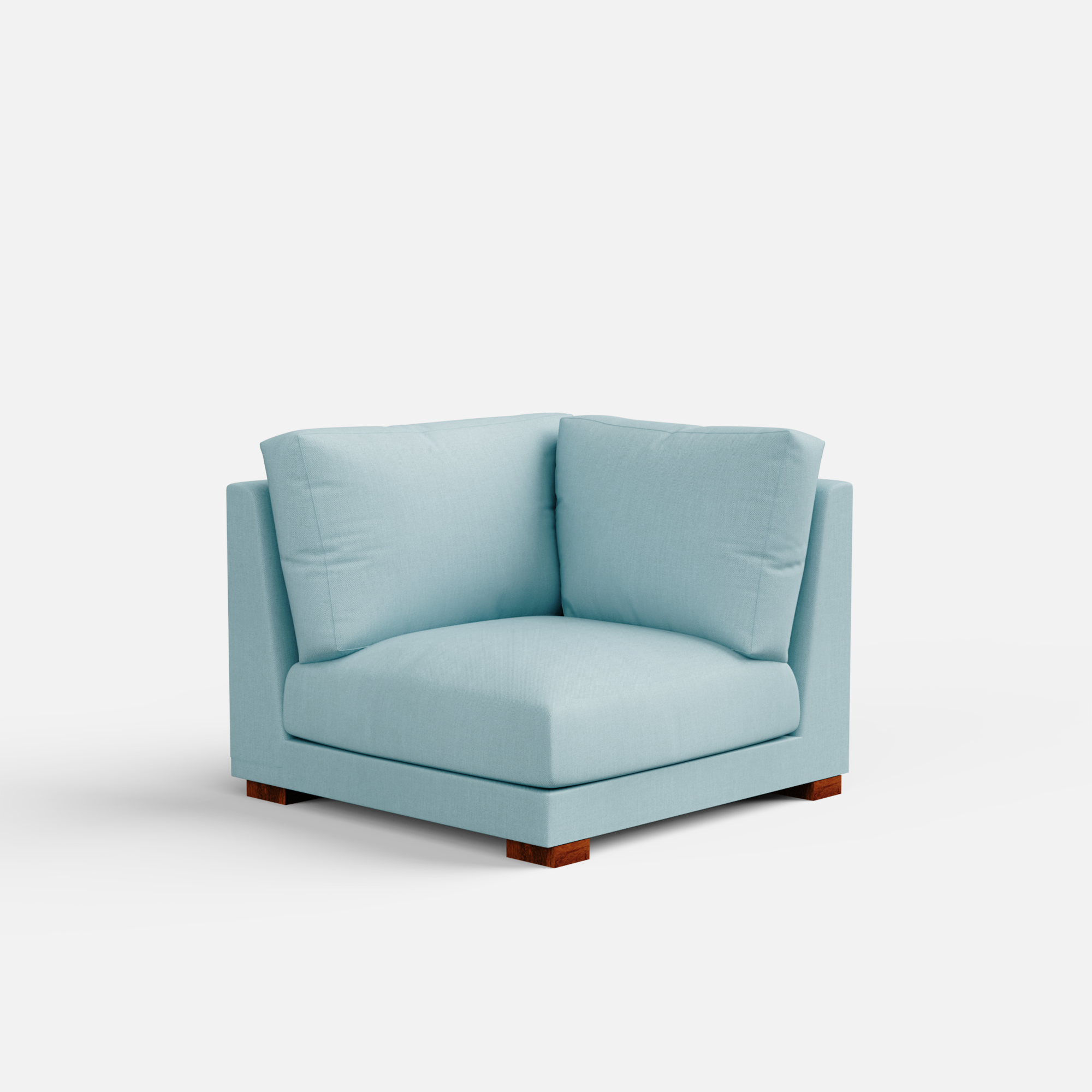 Derek Modular U- Shaped sofa with ottoman - 62" Left Chaise with 34" Ottoman | 123" Middle | 62" Right Chaise with 34" Ottoman - Crafts Mill Bespoke Furniture - Modular sectional sofas