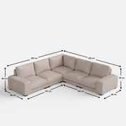 Derek Modular Corner sofa - Crafts Mill Bespoke Furniture - Modular sectional sofas