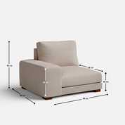 Derek Modular Corner sofa - Crafts Mill Bespoke Furniture - Modular sectional sofas
