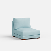 Derek Modular U- Shaped sofa with ottoman - 62" Left Chaise with 34" Ottoman | 123" Middle | 62" Right Chaise with 34" Ottoman - Crafts Mill Bespoke Furniture - Modular sectional sofas