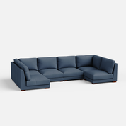 Derek Modular U- Shaped sofa - 62" Left Chaise | 123" Middle | 62" Right Chaise - Crafts Mill Bespoke Furniture - Modular sectional sofas
