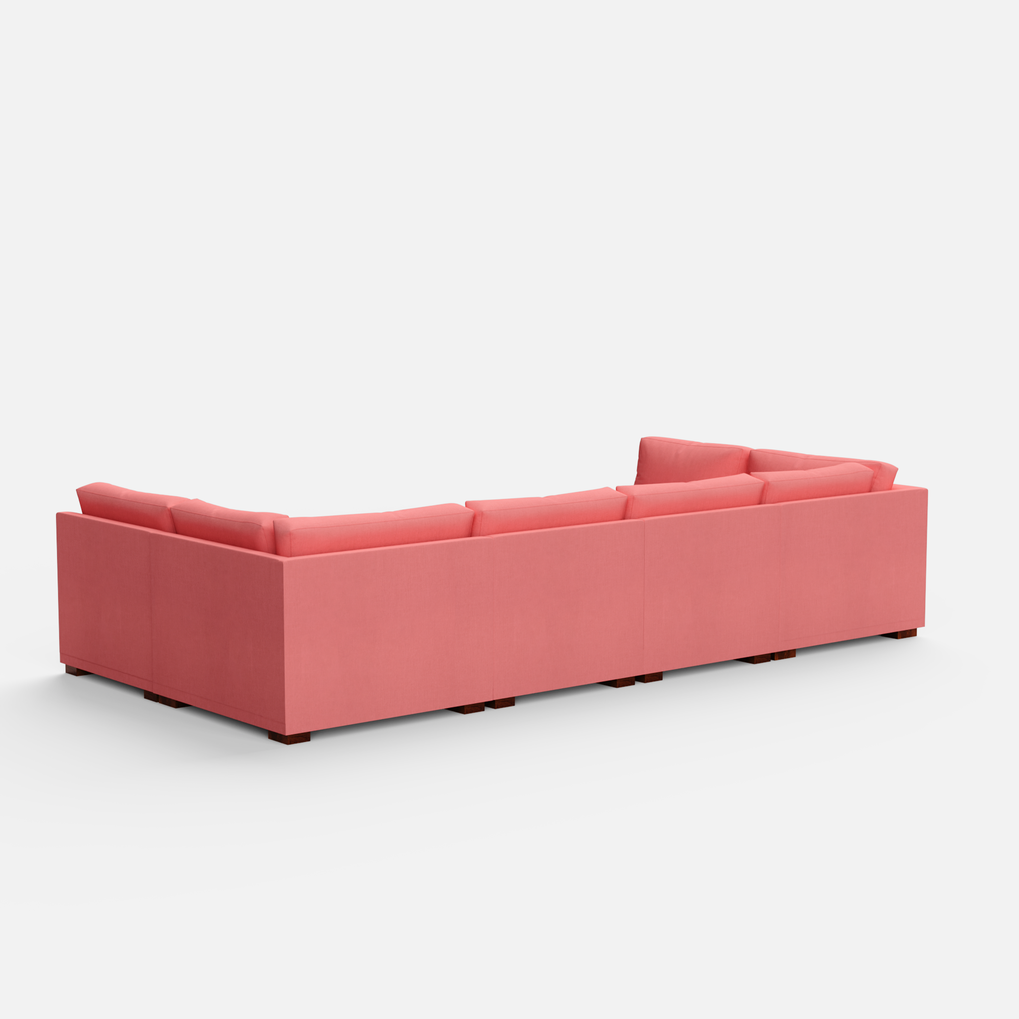 Derek Modular U- Shaped sofa - 62" Left Chaise | 123" Middle | 62" Right Chaise - Crafts Mill Bespoke Furniture - Modular sectional sofas