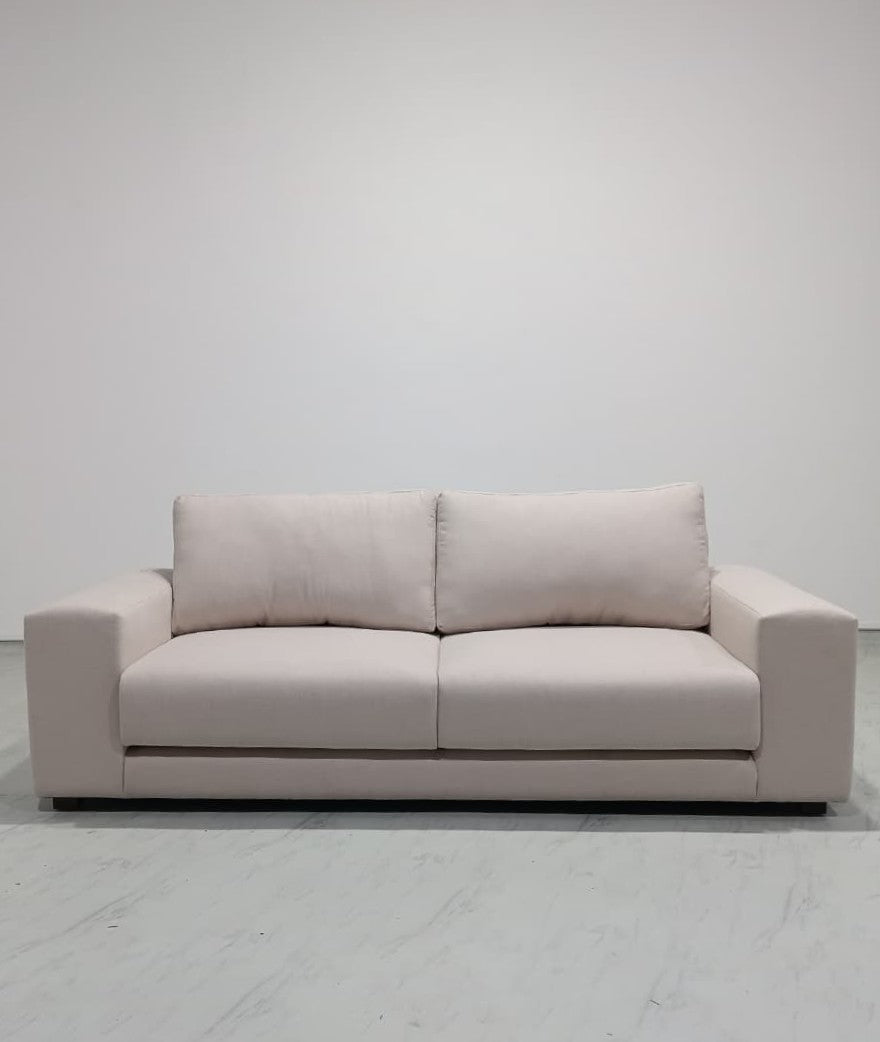 Derek 3 Seater Sofa - 82" - Ecru Beige