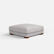 Derek modular right arm 5 seater sofa with ottoman - 127.5" | 61.6" Left chaise with 34" Ottoman - Crafts Mill Bespoke Furniture - Modular Sectional Sofas